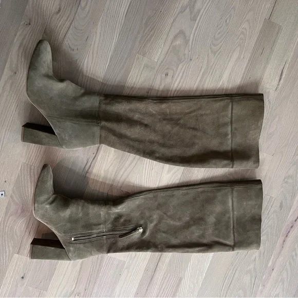Free people high heel over knee suede boots size 41. - Picture 7 of 15